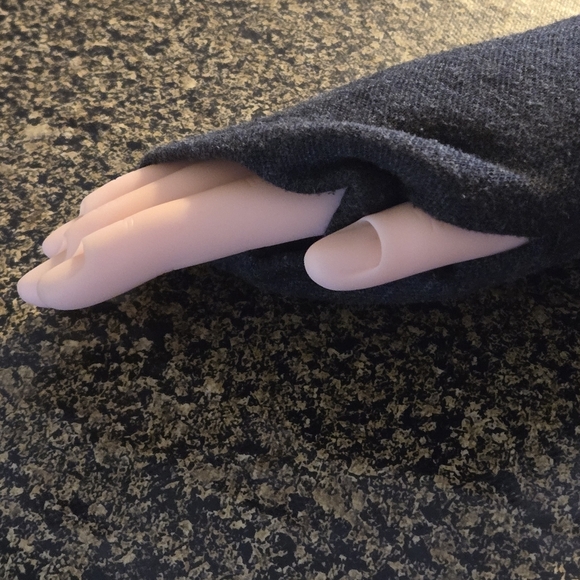 Backcountry Boxy Fit Long Sleeve Poly-Wool Gray Thermal Sweater Top Women's M - Picture 8 of 16